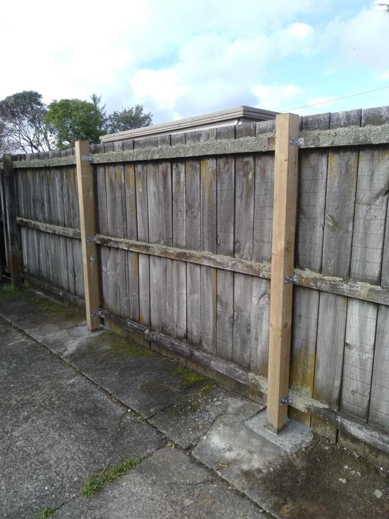 Fence Repair, Post Replacement